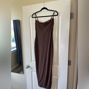 NWOT Skims Long Slip Dress